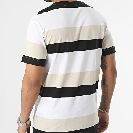 Solid - Camiseta Francesco 21107744 Negro Blanco Beige