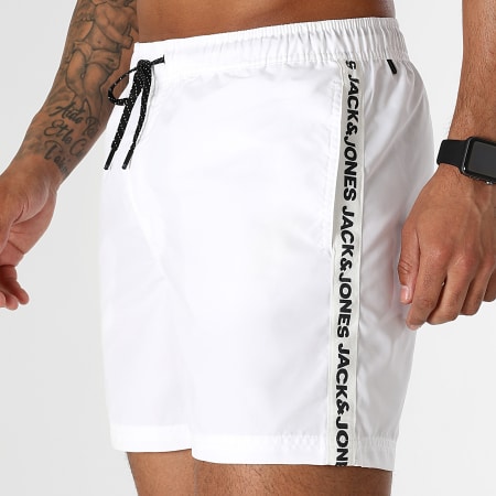Jack And Jones - Fiji Basic Pantalones cortos de baño con bandas Blanco