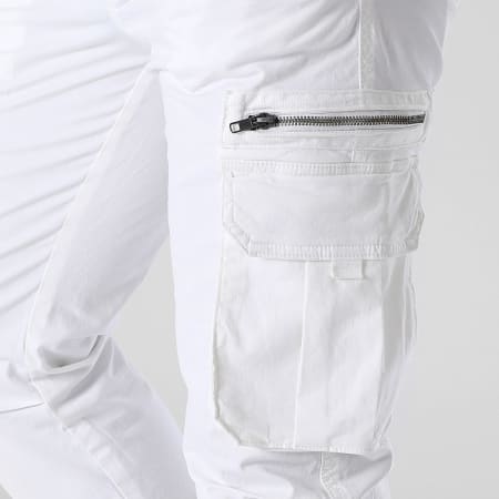 LBO - Pantalon Cargo 0387 Blanc