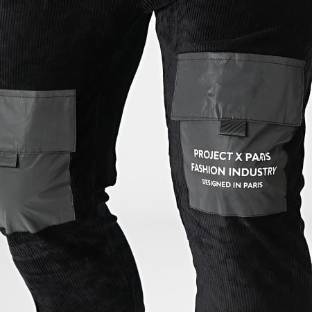 Project X Paris - Pantalon Cargo 2040098 Noir