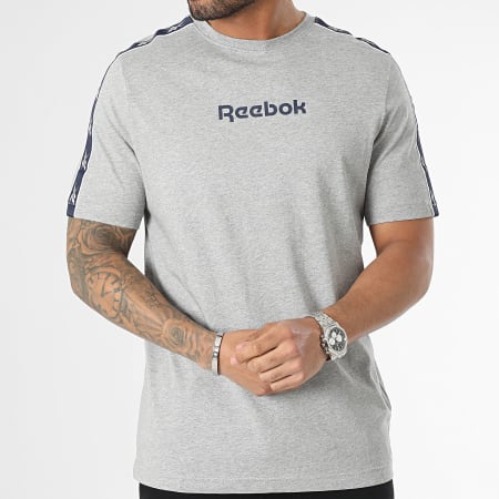 Reebok - Camiseta Reebok Identity Vector Tape IB8361 Heather Grey