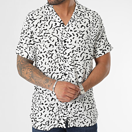Mackten - Camicia a maniche corte Leopard White Black