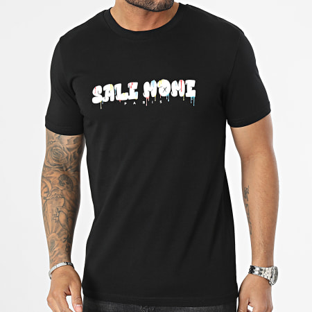 Sale Môme Paris - Camiseta Gorilla Paint Negra