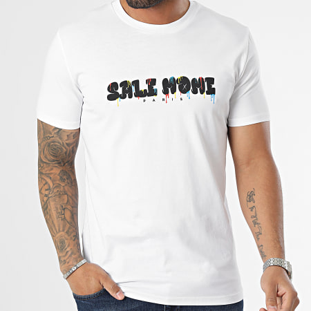 Sale Môme Paris - T-shirt Gorilla Paint Bianco