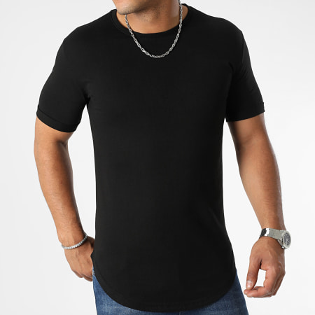 LBO - Lote de 2 camisetas oversize 0393 Blanco y negro