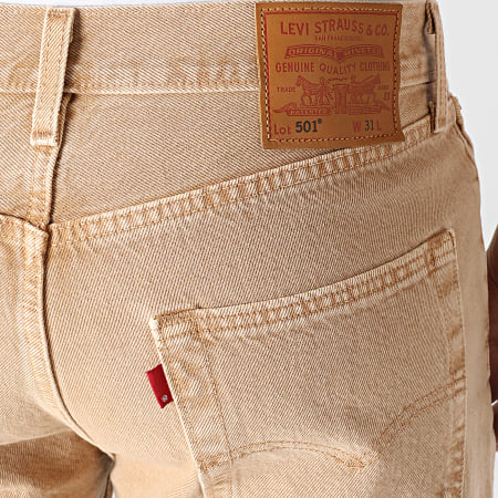 Levi's - Short Jean 501® Hemmed Neutrals Beige Foncé