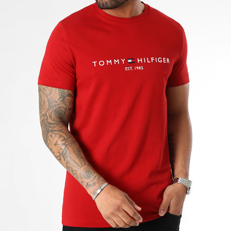 Tommy Hilfiger - Camiseta Tommy Logo 1797 Rojo