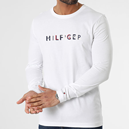 Tee Shirt Manches Longues Rwb Hilfiger 1537 Blanc