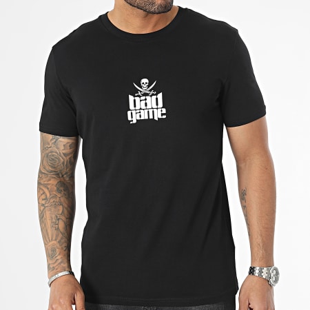 Zesau - Tee Shirt Bad Game 4 Noir Vert