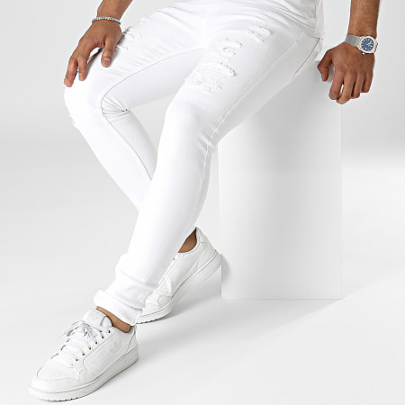 Armita - Jeans bianchi slim