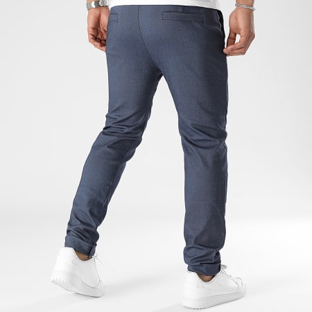 LBO - Pantaloni Chino Regular 0238 Blu screziato
