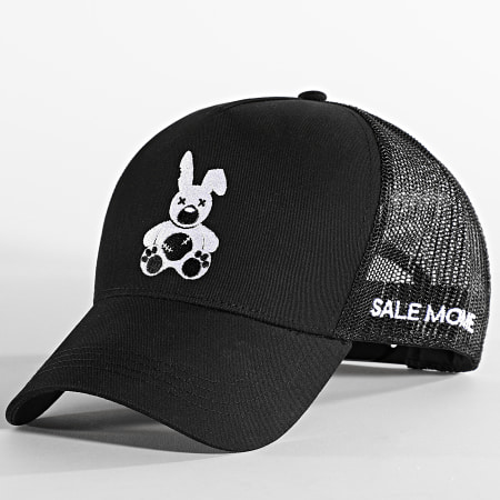 Sale Môme Paris - Cappello Trucker Black White Rabbit