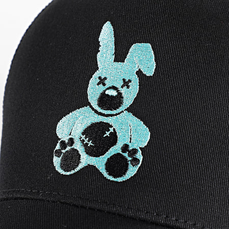 Sale Môme Paris - Cappello Trucker coniglio nero verde menta