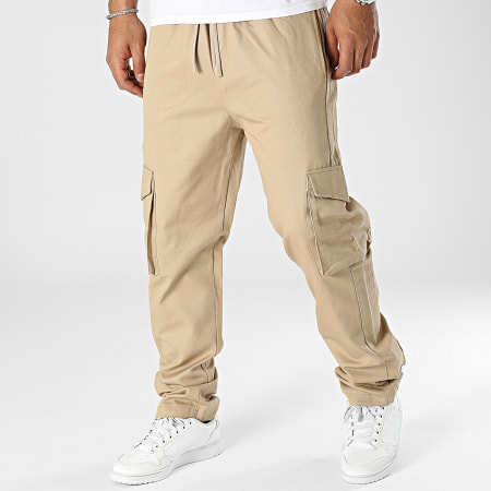 ADJ - Pantalones Cargo Beige