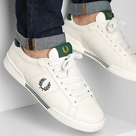 Fred Perry - B722 Pelle B4294 Porcellana Sneakers