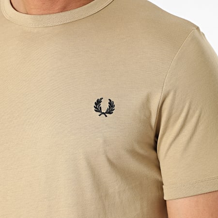 Fred Perry - Tee Shirt Ringer M3519 Beige