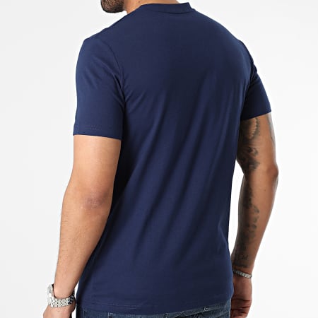 Fred Perry - Camiseta Logo Bordado M4580 Azul Marino