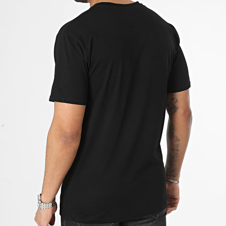 John H - Camiseta Bolsillo Negro Gris