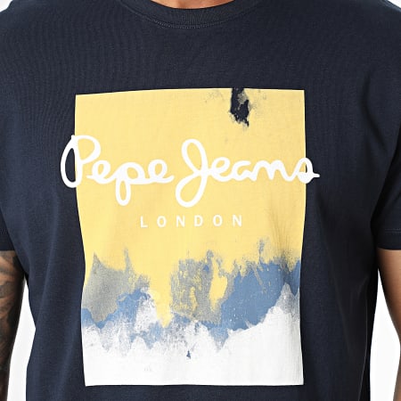 Pepe Jeans - Tee Shirt Roslyn PM508713 Bleu Marine