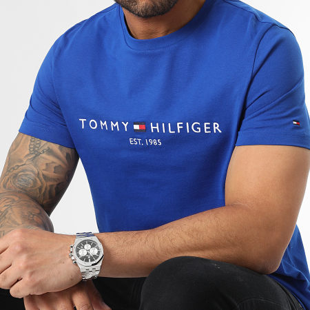 Tommy Hilfiger - Tee Shirt Tommy Logo 1797 Bleu Roi