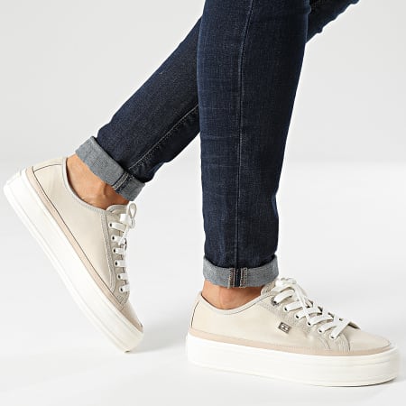 Tommy Hilfiger - Sneakers Donna Essential Vulcan Canvas 7359 Light Sandalwood