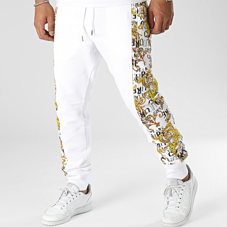 Versace Jeans Couture - Rinascimento 74GAA3C0-FS063 Pantaloni da jogging bianchi