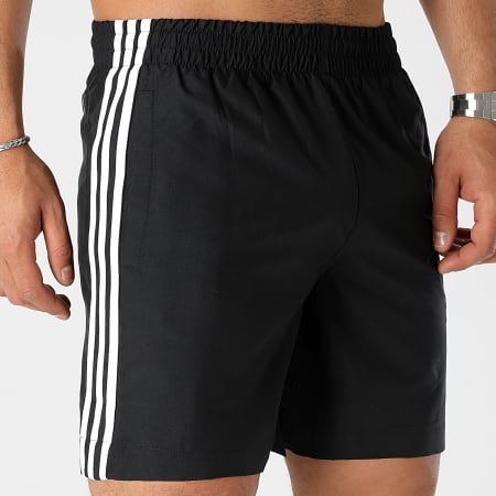 Adidas Originals - HT4406 Pantalones cortos de baño con banda Negro