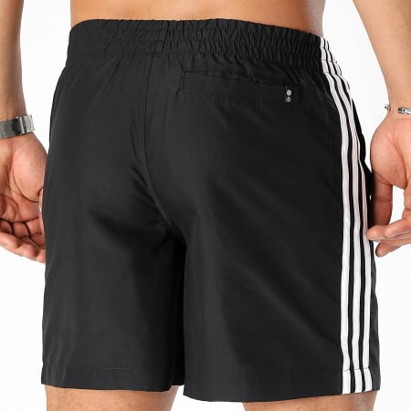 Adidas Sportswear - Short De Bain A Bandes HT4406 Noir