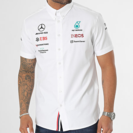 AMG Mercedes - Camicia a maniche corte 701219230 Bianco