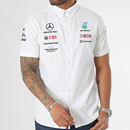 AMG Mercedes - Camicia a maniche corte 701219230 Bianco