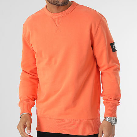 Calvin Klein - Felpa girocollo 3426 Arancione