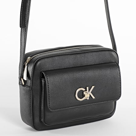 Calvin Klein - Borsa fotografica Re-Lock da donna 0762 Nero