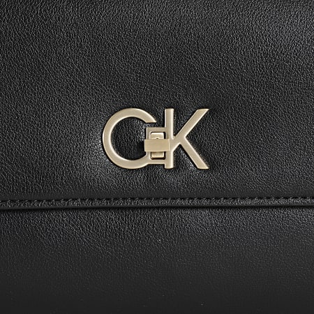 Calvin Klein - Borsa da donna Re-Lock Conv Cros 0749 Nero