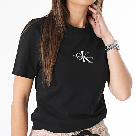 Calvin Klein - Maglietta da donna 1426 nero