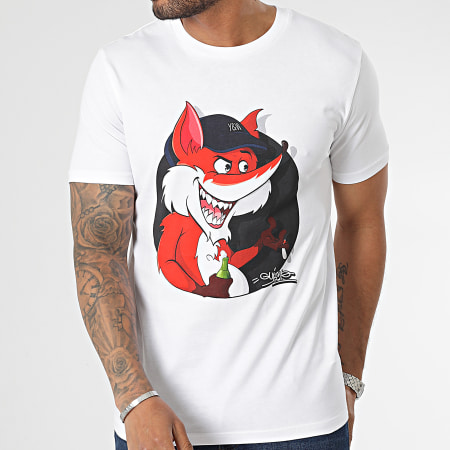 Guizmo - Camiseta Ghetto Fox blanca
