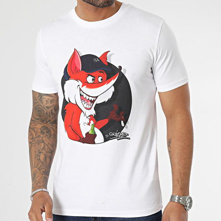 Guizmo - Maglietta Ghetto Fox bianca