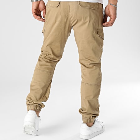 Indicode Jeans - Pantalones Cargo Levi Camel