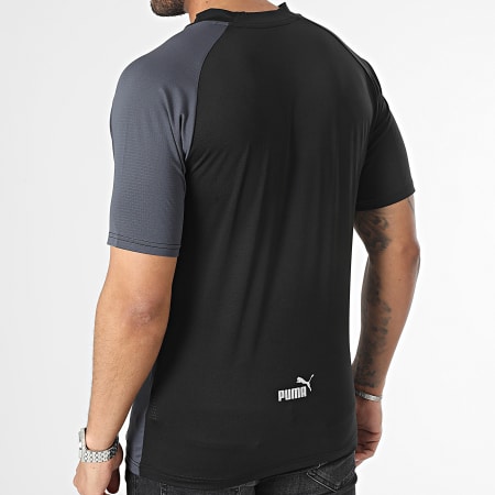 Puma - Camiseta de fútbol OM Prematch 769583 Negro