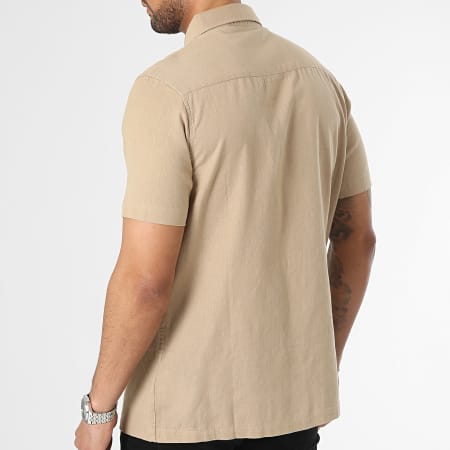 Classic Series - Chemise Manches Courtes Beige