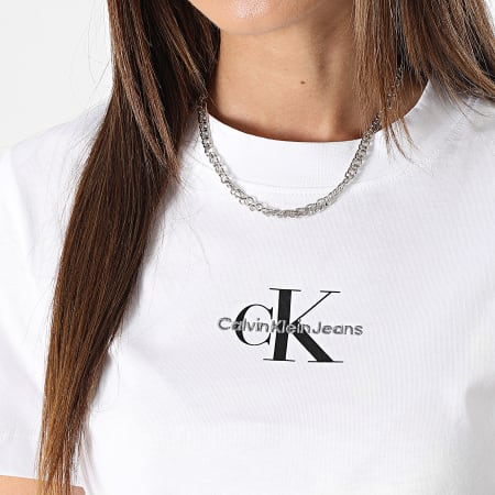 Calvin Klein - Maglietta da donna 1426 bianco