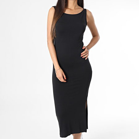 Calvin Klein - Vestido de tirantes para mujer 1409 Negro