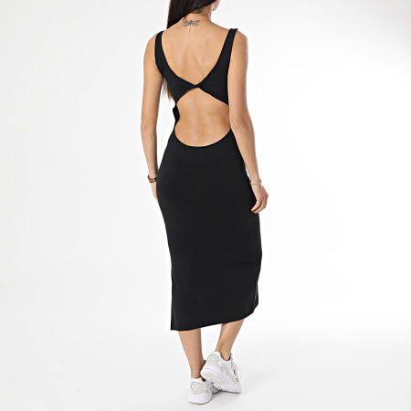 Calvin Klein - Vestido de tirantes para mujer 1409 Negro