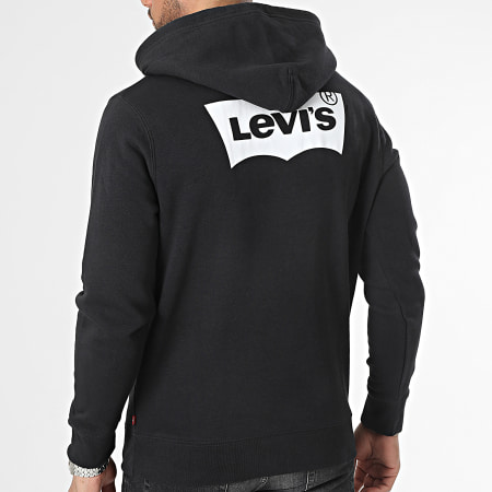 Levi's - Felpa con cappuccio grafica standard 38424 nero
