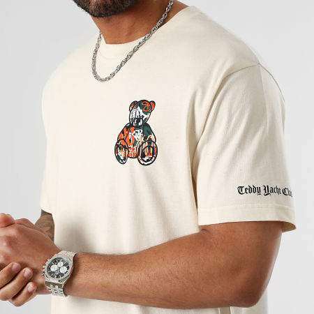 Teddy Yacht Club - Camiseta oversize grande Essentials Art Series Naranja Beige