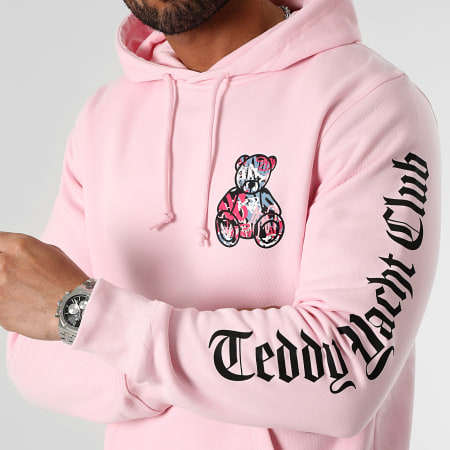 Teddy Yacht Club - Sweat Capuche Essentials Art Series Pink Rose