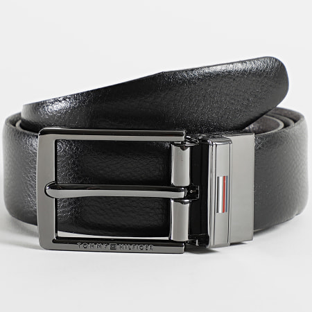 Tommy Hilfiger - Omkeerbare Zakelijke Riem 1226 Zwart Bruin