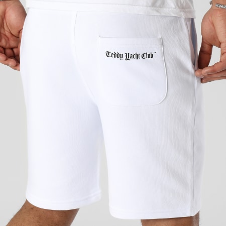 Teddy Yacht Club - Essentials Art Series Pantalón Corto Naranja Blanco