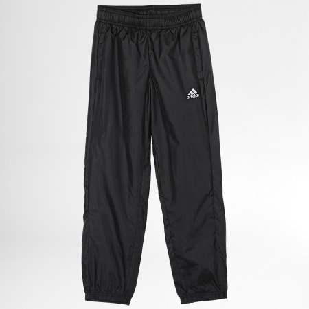 Adidas Sportswear - HR6335 Tuta da ginnastica a righe per bambini, nero