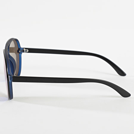 Classic Series - Occhiali da sole neri a specchio blu