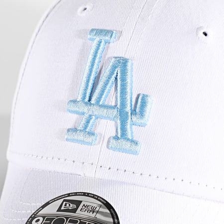 New Era - Gorra infantil 9Forty League Essential Los Angeles Dodgers Blanca